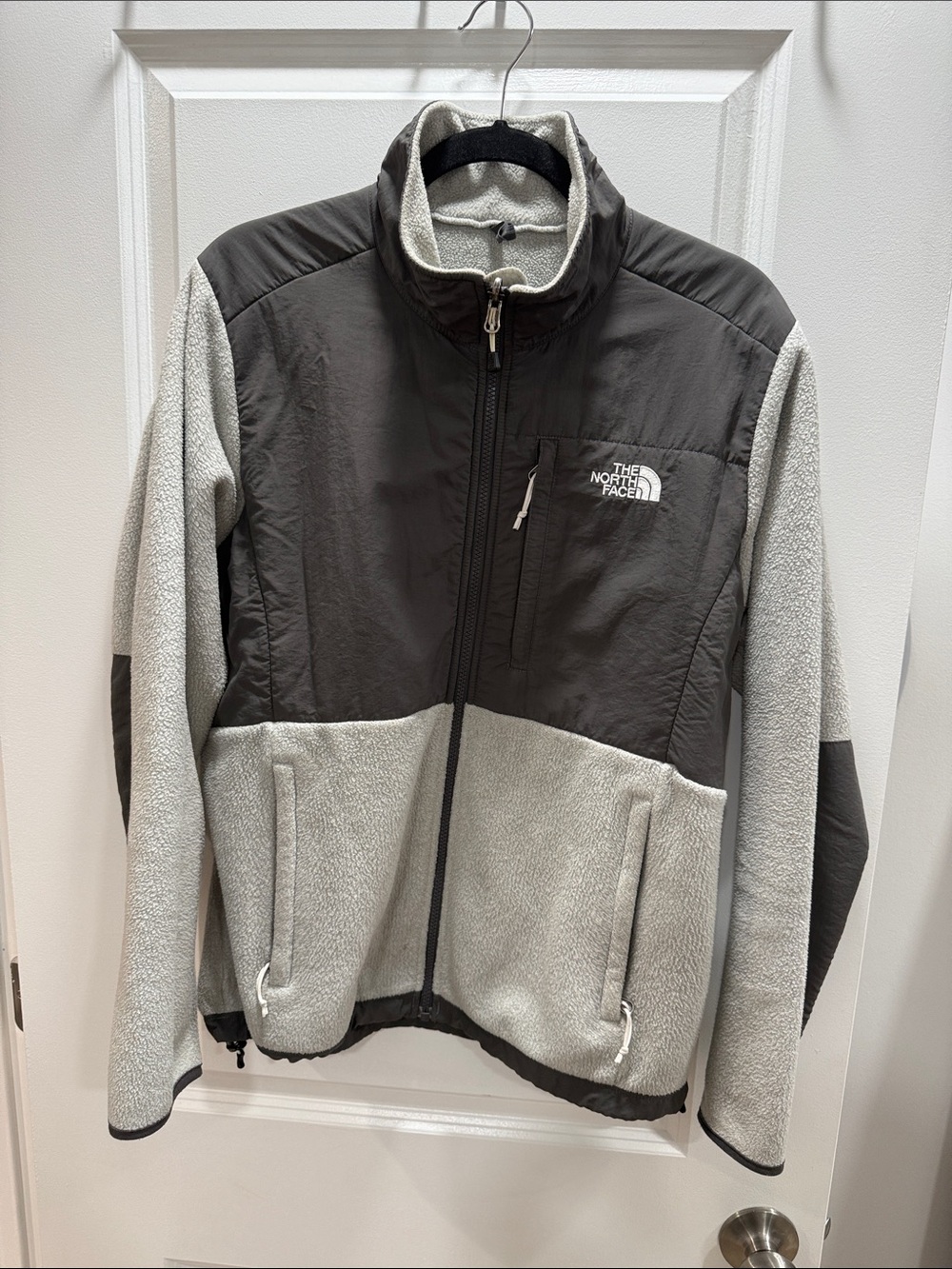 The North Face Men's Two-Tone Gray & Charcoal Fleece Jacket